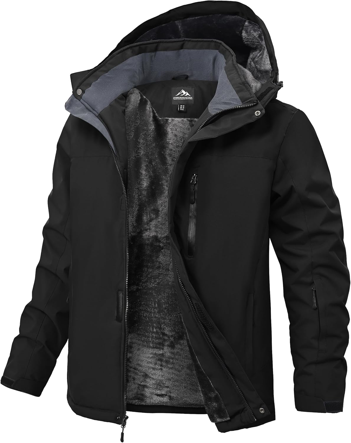 Mens Winter Snow Jacket Waterproof Ski Jackets for Cold Weather