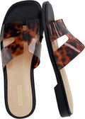 CUSHIONAIRE Voyage Cutout Strap Slides for Women (Style WJDL)