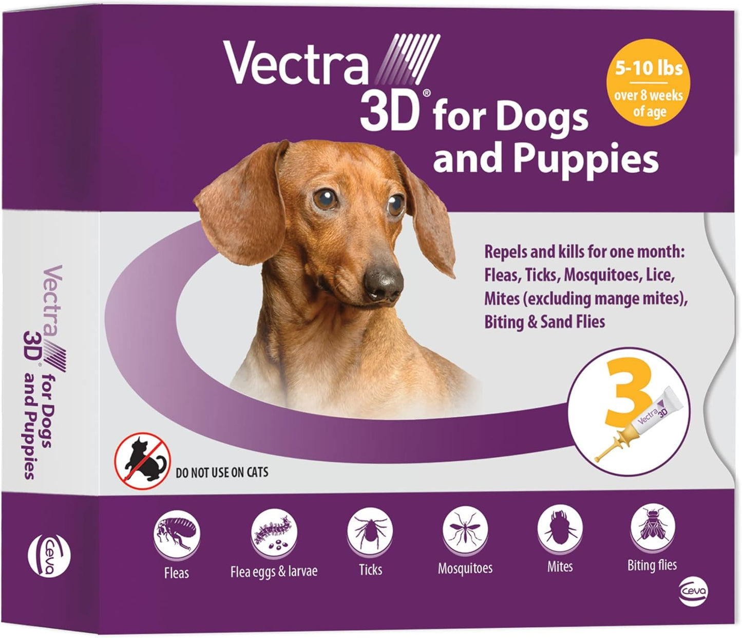 Vectra 3D Extra Small Dog Flea, Tick & Mosquito Treatment