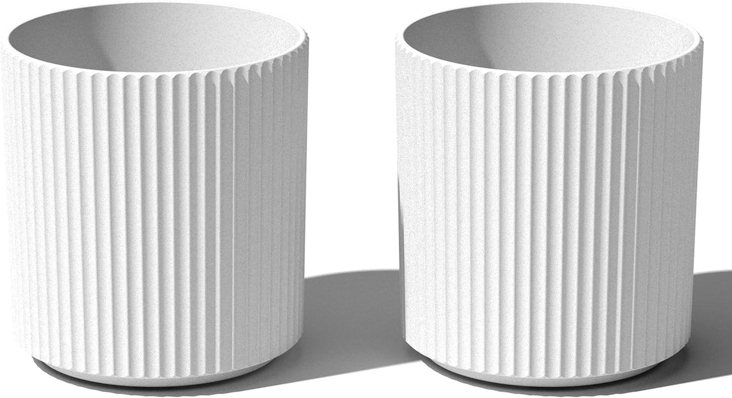 Veradek Demi Series Round Planter for Modern Outdoor Decor