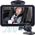 Baby Car Camera 7-In HD 1080P Monitor - Backseat Safety View