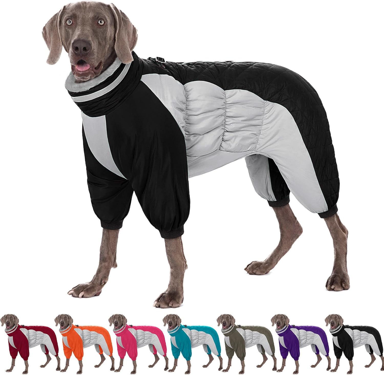 AOFITEE Dog Coat Warm Puffer Jacket for Winter Protection