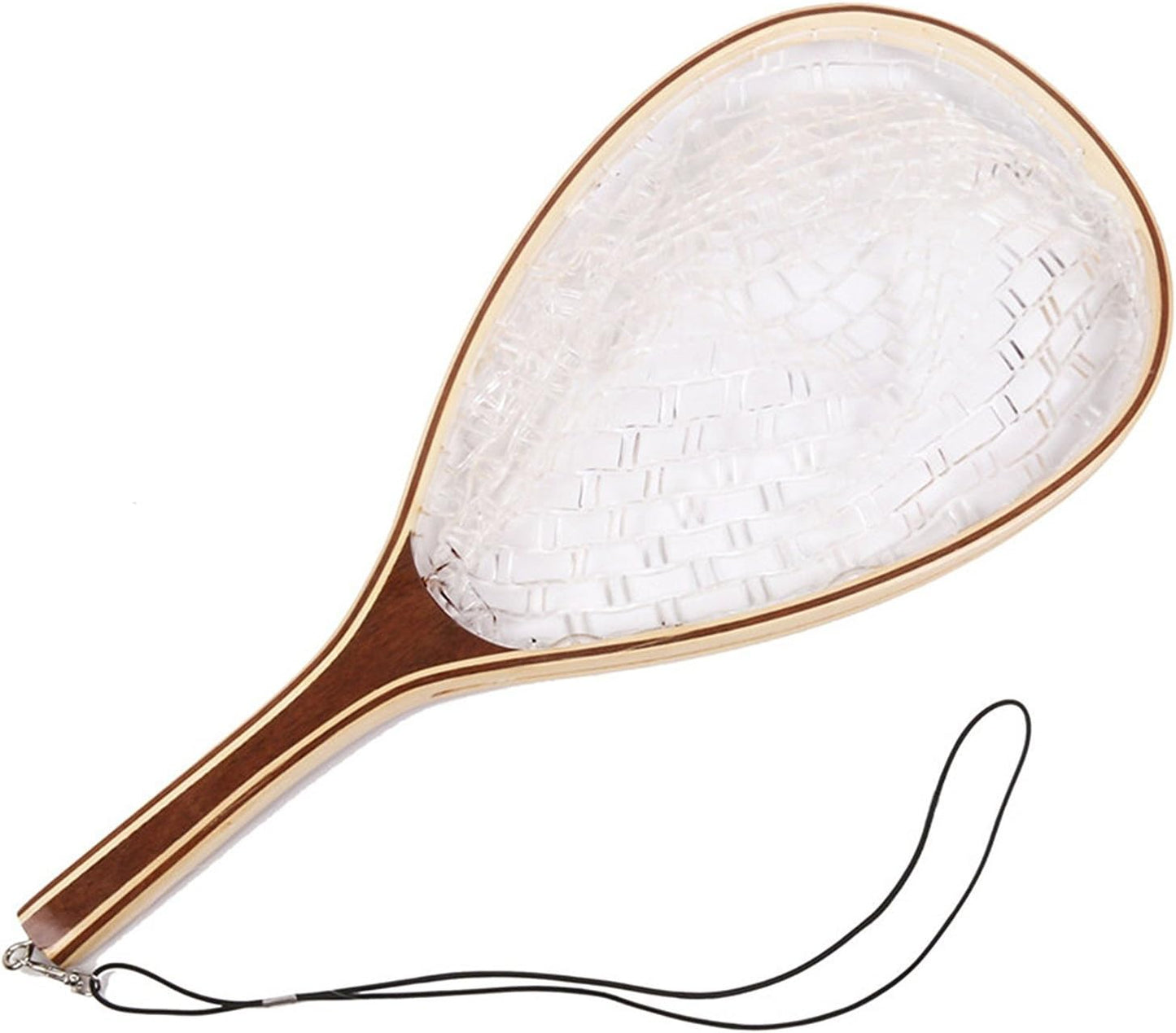 Fashionwu Trout Fishing Net with Soft Rubber Mesh