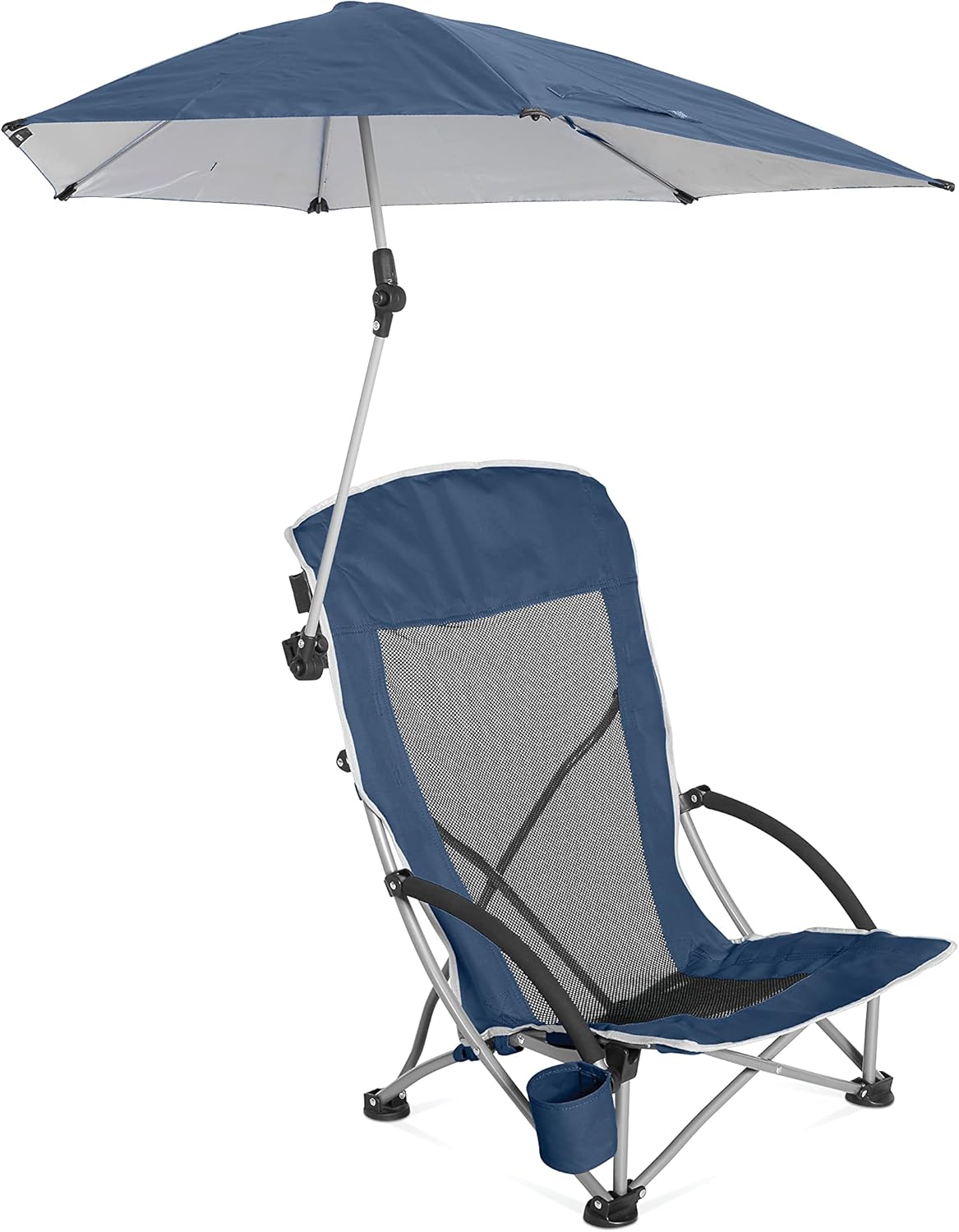 Sport-Brella Beach Chair with Adjustable Umbrella for Comfort