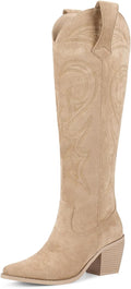 Cowgirl Boots for Women Knee High - Rhinestone Sparkling Western