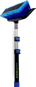 Car Wash Brush with 5-to-12 ft Extension Pole - Reach 20 ft Safely
