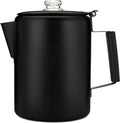 Bozeman Percolator Coffee Pot - Black Stainless Steel Camping
