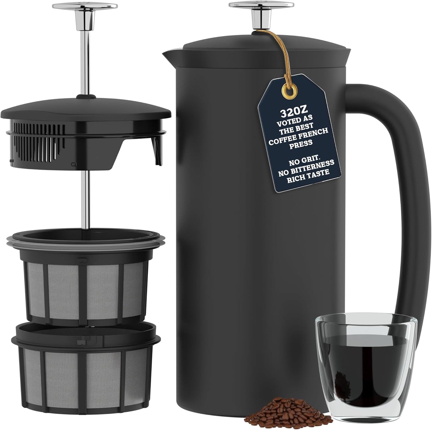 ESPRO P7 French Press Coffee Maker for Cafe-Worthy Brews