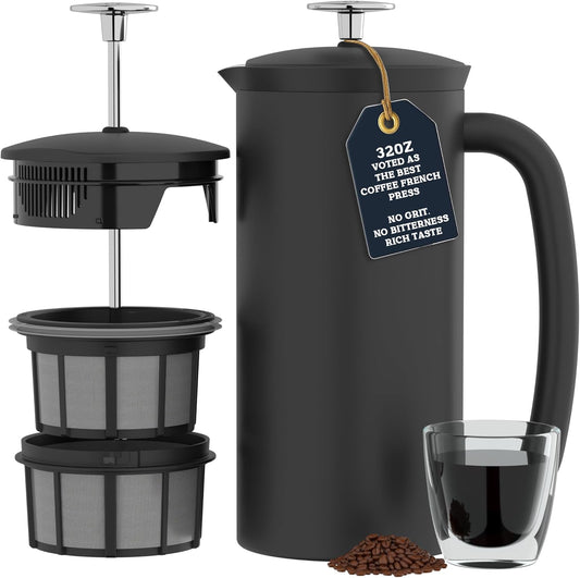 ESPRO P7 French Press Coffee Maker for Cafe-Worthy Brews
