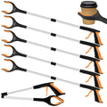 6 Pack 32 in Commercial Trash Grabber for Elderly Assist - Lightweight