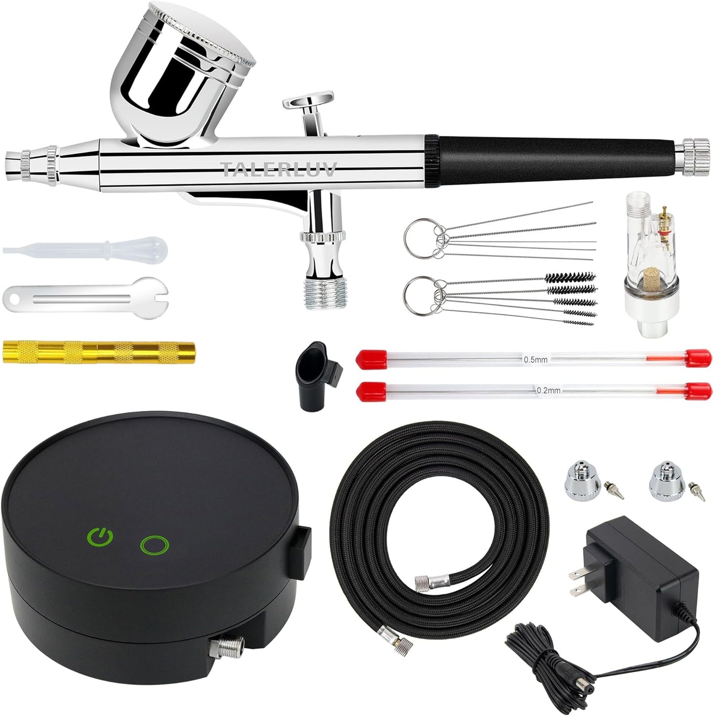 3 PSI to 30 PSI Dual Action Airbrush Kit - Customize Your Creations! 