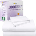 California King Sheet Sets 1000 Thread Count Sateen - Thick Luxury