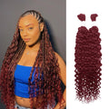 99J Water Wave Bulk Human Braiding Hair for Stunning Styles
