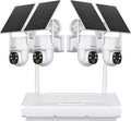 Wireless Security Camera System Outdoor - Color Night Vision Solar Kit