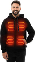 Heated Hoodies for Men Women Heated Pullover Unisex Sweatshirt - Dual
