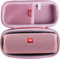 Hermitshell Hard Travel Case for JBL Flip 5/6/7 - Protective Pink