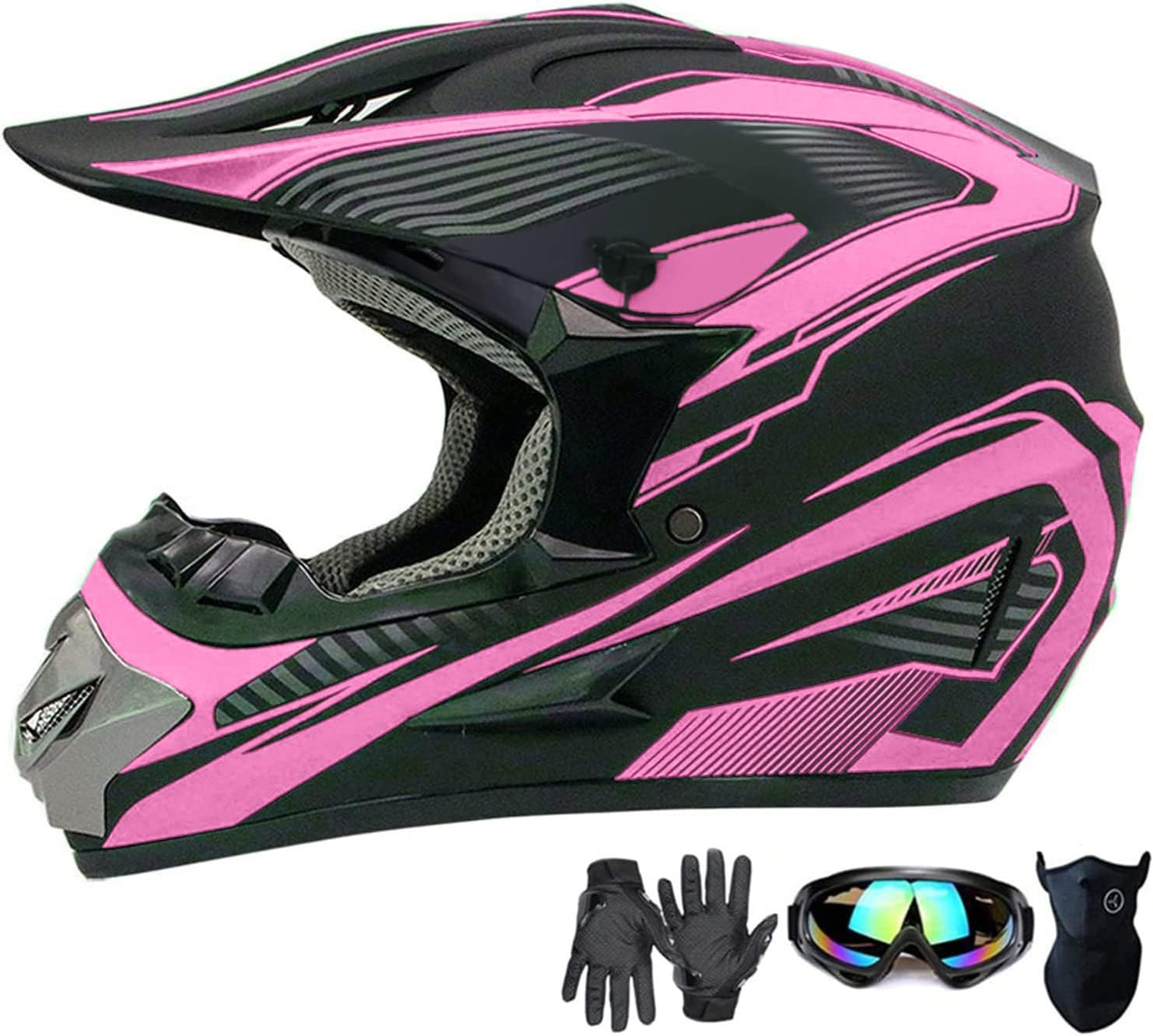 Motocross Helmet Full Face for Adults and Youth, DOT Certified