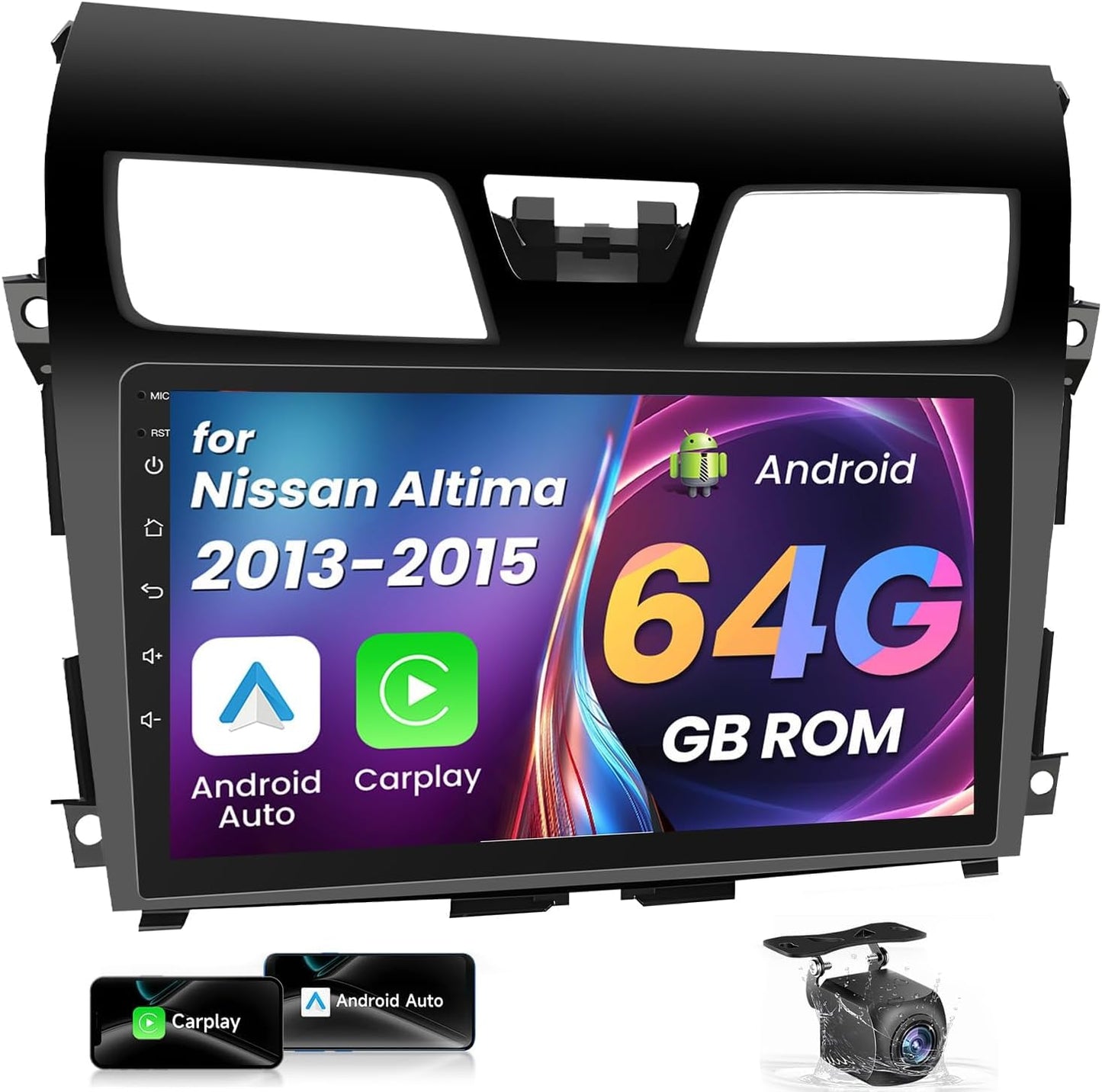 8 Core 64GB ROM Car Radio Stereo for Nissan Altima 2013-2015