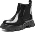 DREAM PAIRS Girls Side Zipper Chelsea Boots for Trendy Style