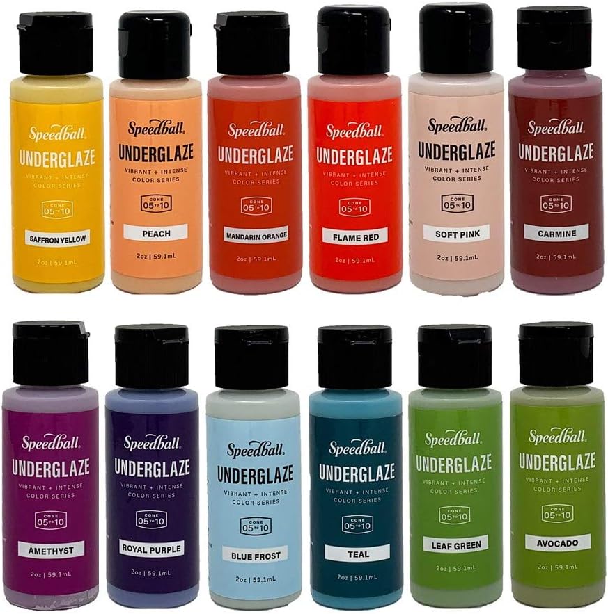 Speedball Underglaze Sampler Pack for Pottery & Ceramics