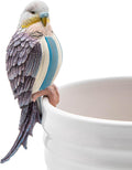 MACKENZIE-CHILDS Pot Climber, Blue Parakeet Hanging Decor