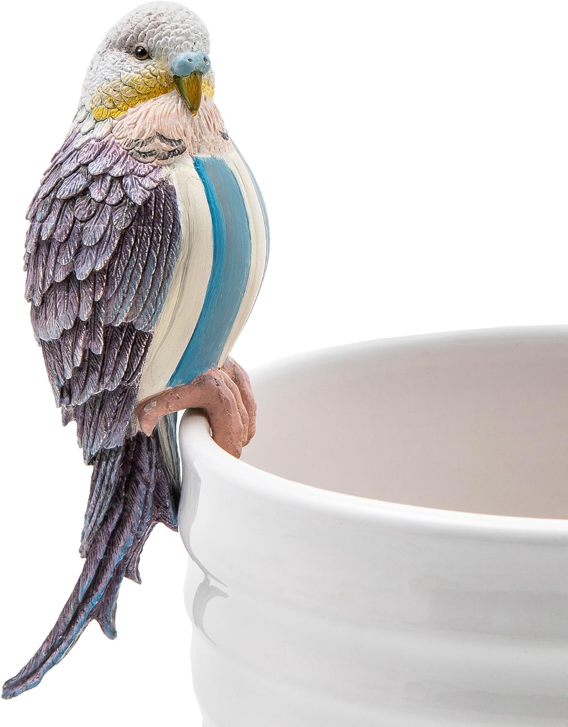 MACKENZIE-CHILDS Pot Climber, Blue Parakeet Hanging Decor
