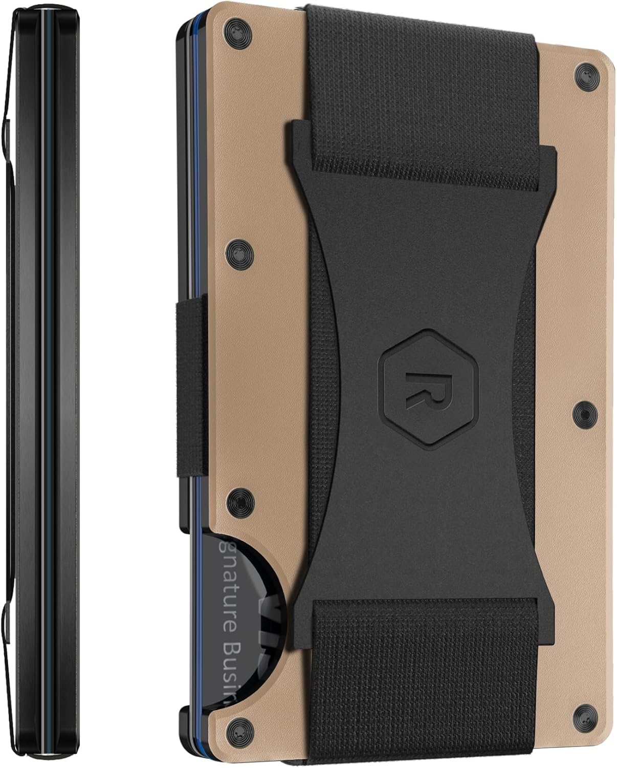 Ridge Wallet for Men - Slim Minimalist RFID Protected Wallet