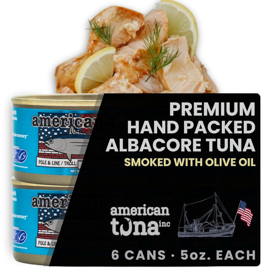 Sushi-grade Wild Albacore Tuna Fish - Sustainably Caught Cans