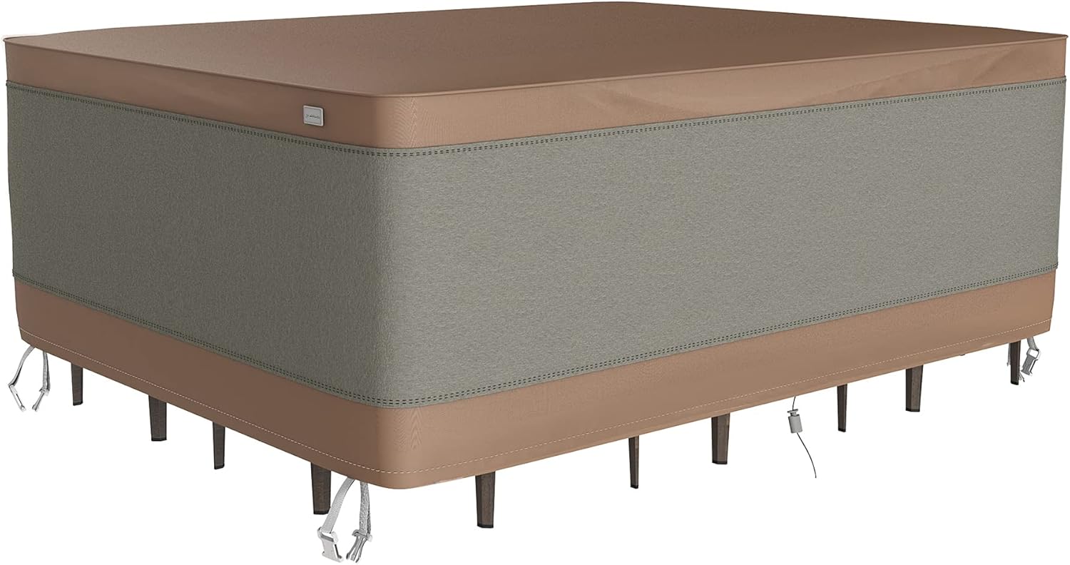 Waterproof Square Patio Table and Chair Cover for All Seasons