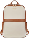 Genuine Leather 15.6 in Laptop Backpack Purse for Women - Everyday