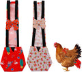Chicken Diapers for Hens Reusable Duck Diapers - Washable M Set
