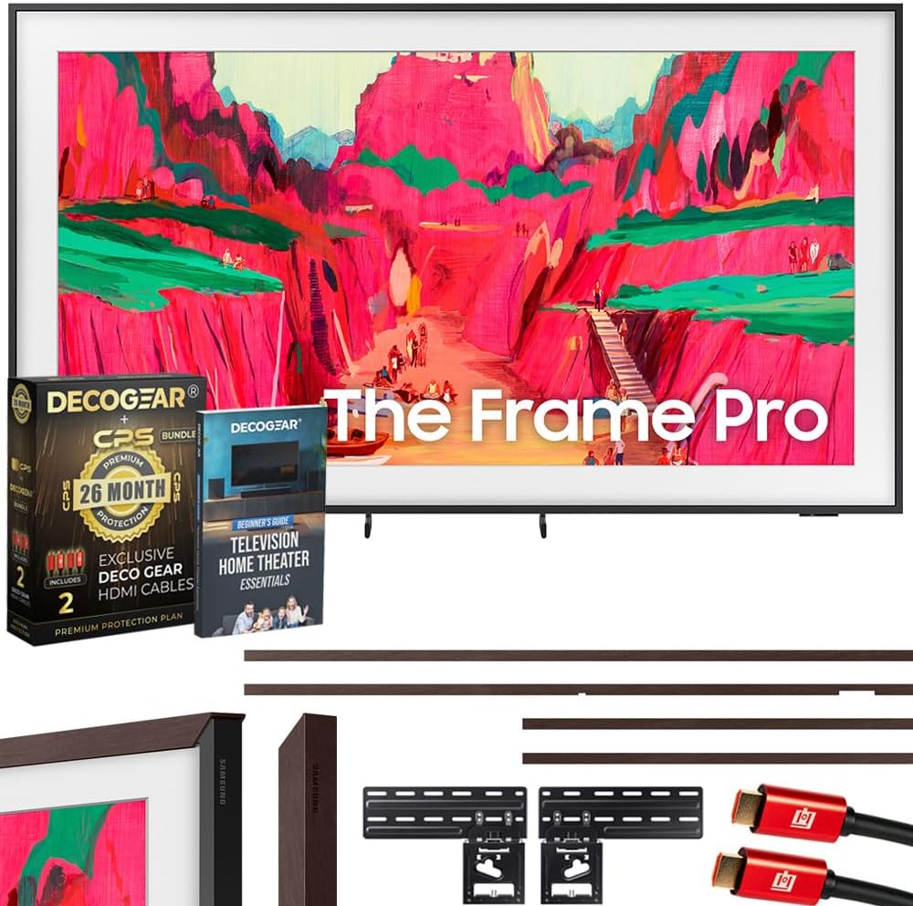 Samsung 85 The Frame Pro LS03FW 4K Neo QLED TV Bundle Review