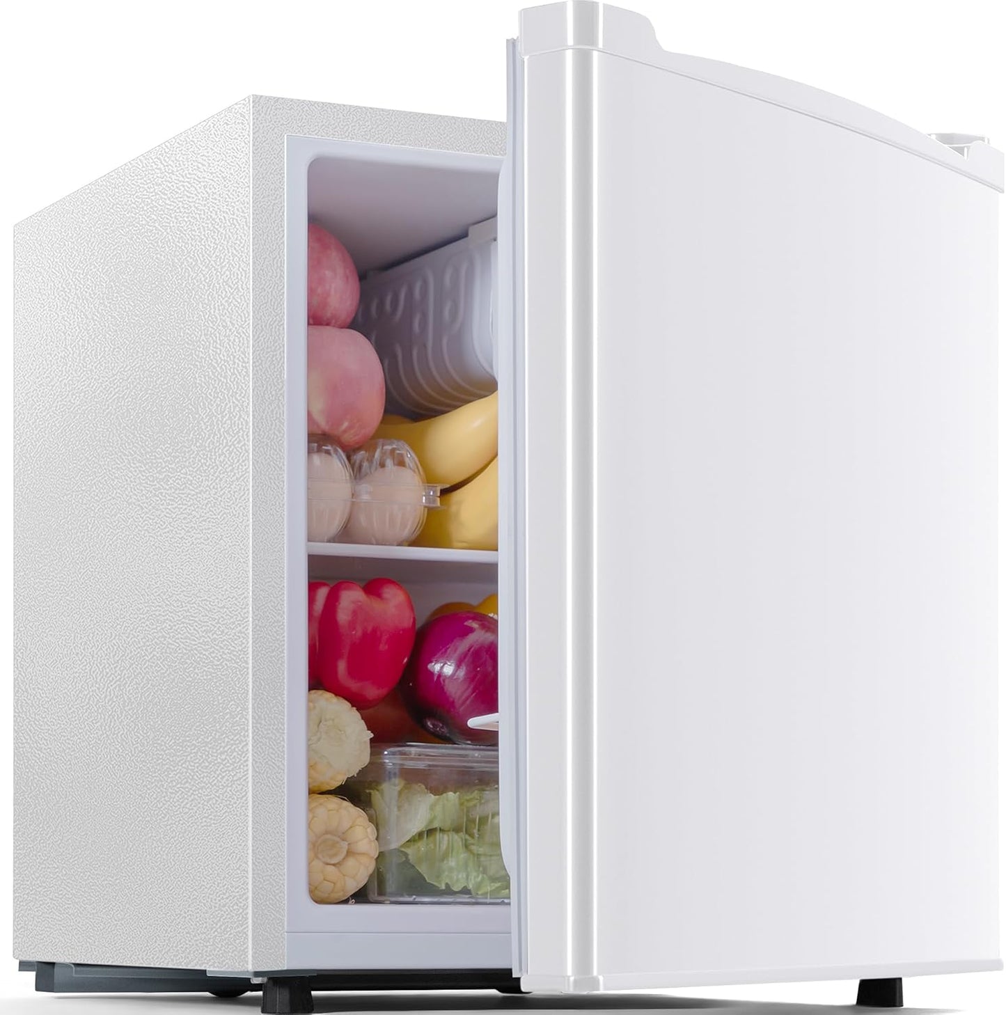 Compact 1.7 Cu.Ft Small Fridge for Bedroom and Office Use
