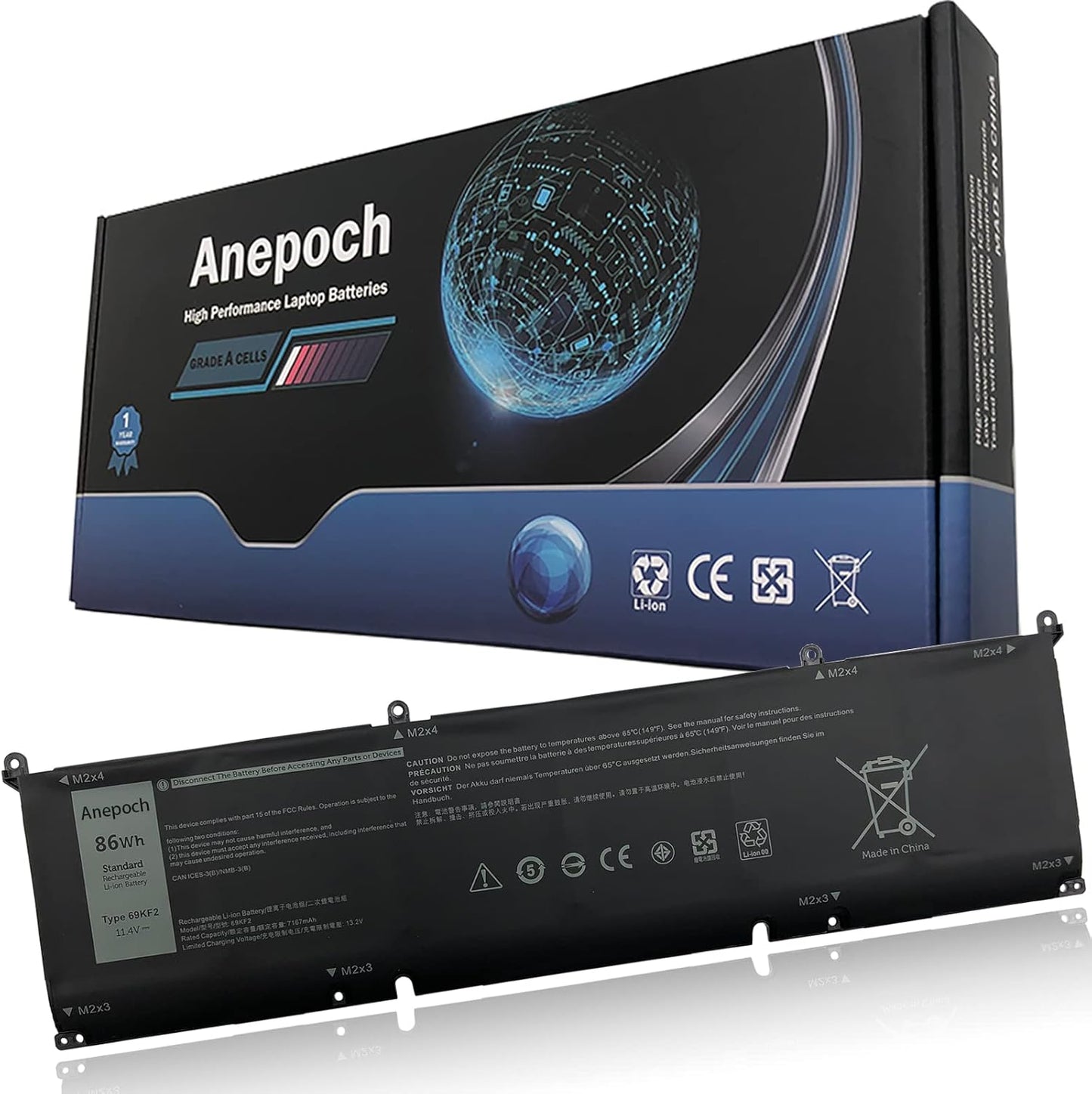 Dell XPS 15 9500 Battery Replacement - Long-Lasting Power!