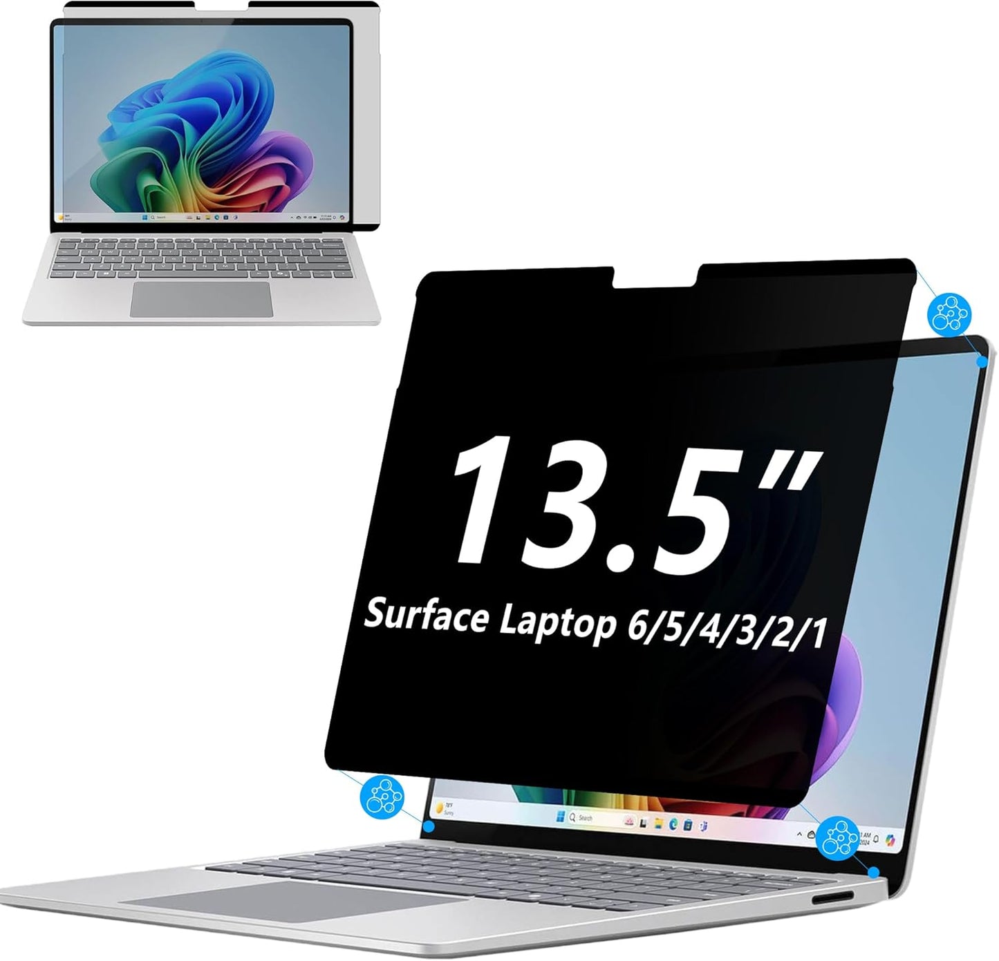 Megoo Privacy Screen Protector for Surface Laptop 13.5 Inch