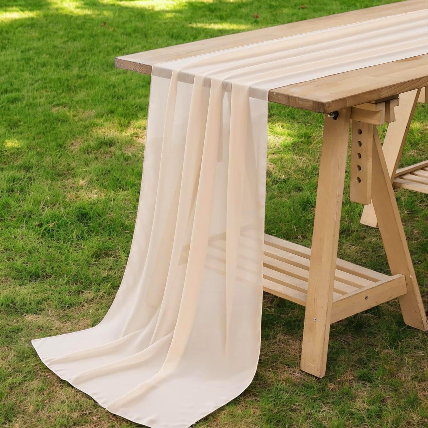 Chiffon Table Runner Set of 25 for Weddings and Events