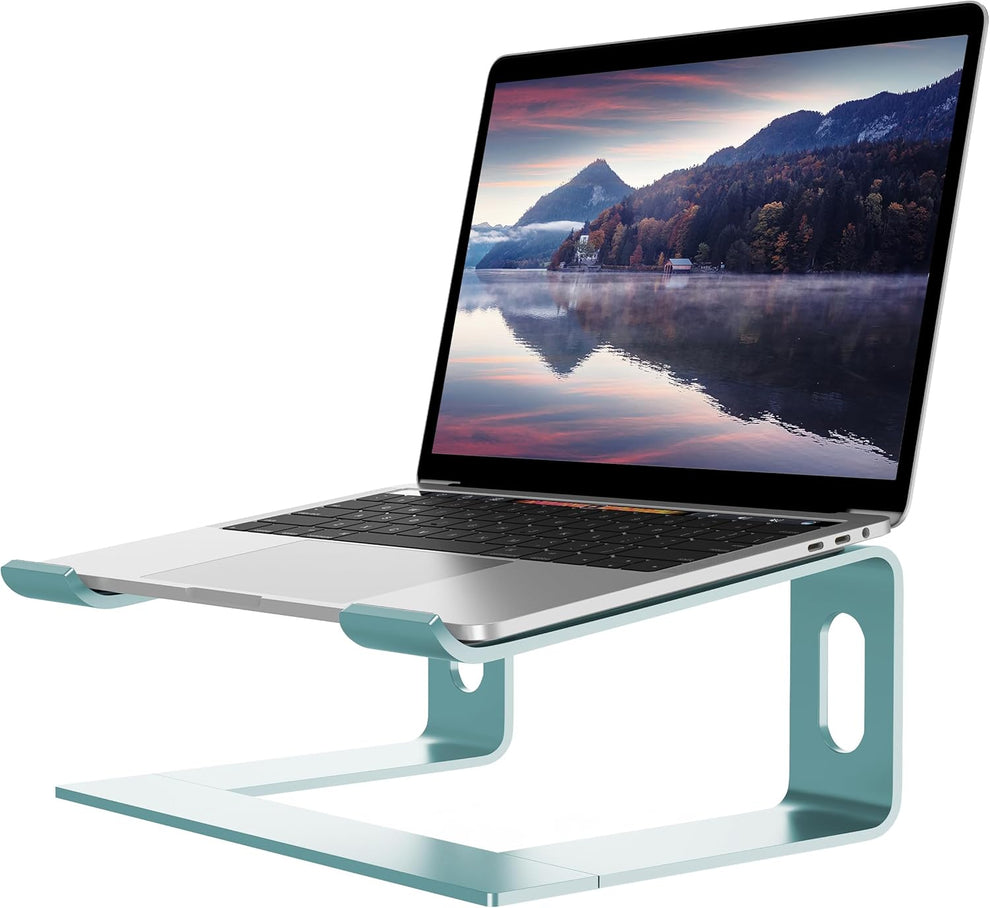 ALASHI Aqua Blue Laptop Stand - Ergonomic Riser – GearMustHave