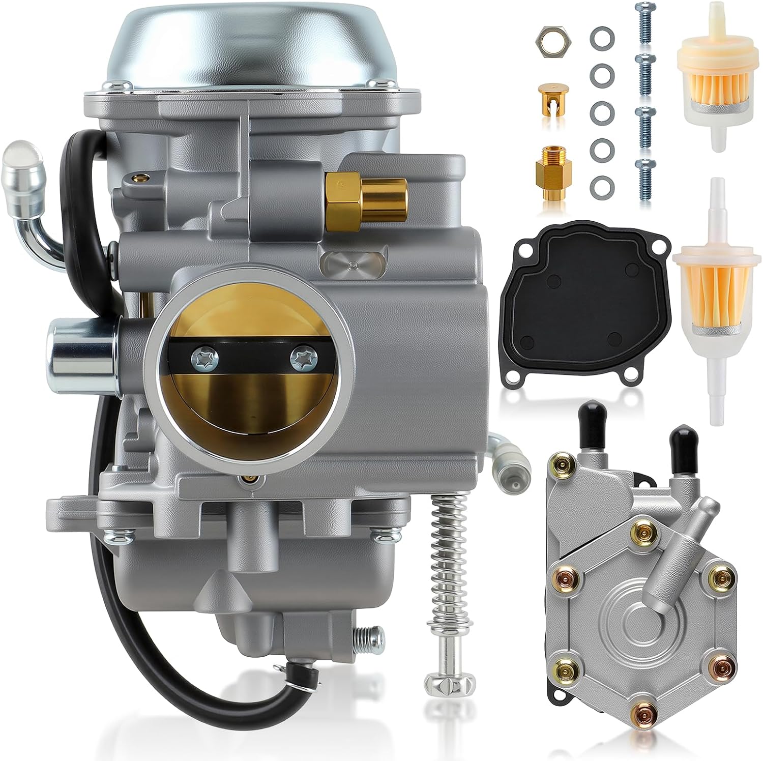 MOTOALL Carburetor and Fuel Pump Kit for Polaris Sportsman Models