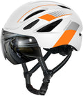 Odoland Bike Helmet with Magnetic Sun Visor for Safe Rides