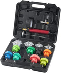 Radiator Pressure Tester Kit 14 pcs - Manual Pump for Cars