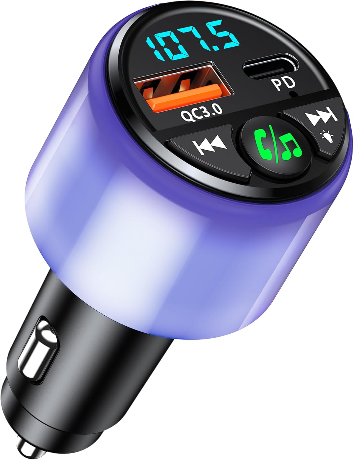 Fast Charge Bluetooth FM Transmitter by Otemly