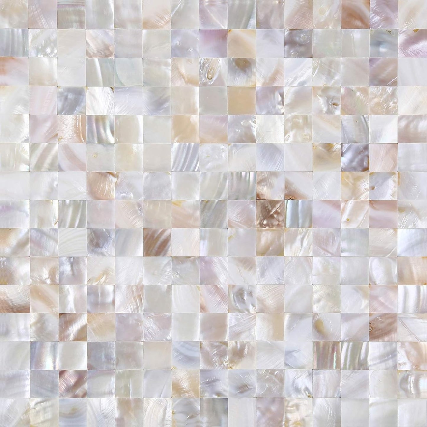 KASARO Peel and Stick Backsplash Shell Tiles for Home Decor