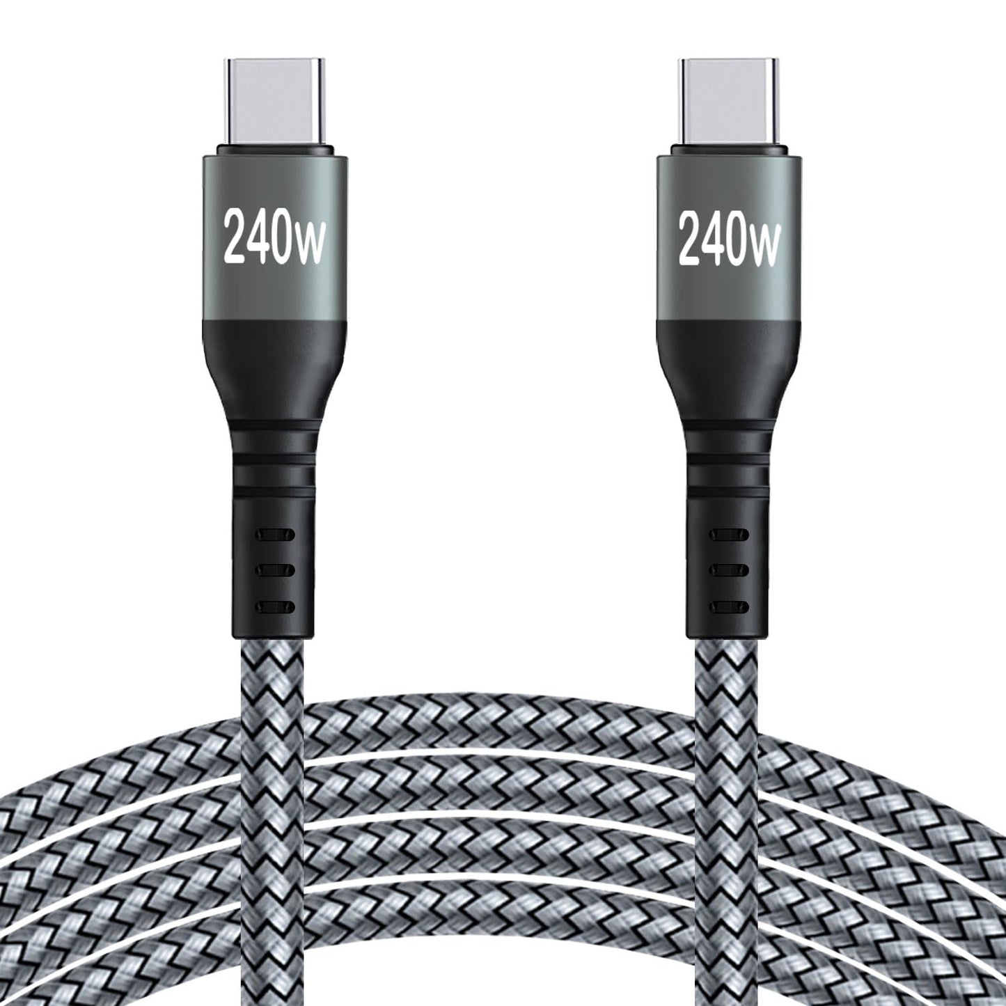 Super Fast 10FT USB-C Charging Cable for iPhone, iPad, MacBook - Grey