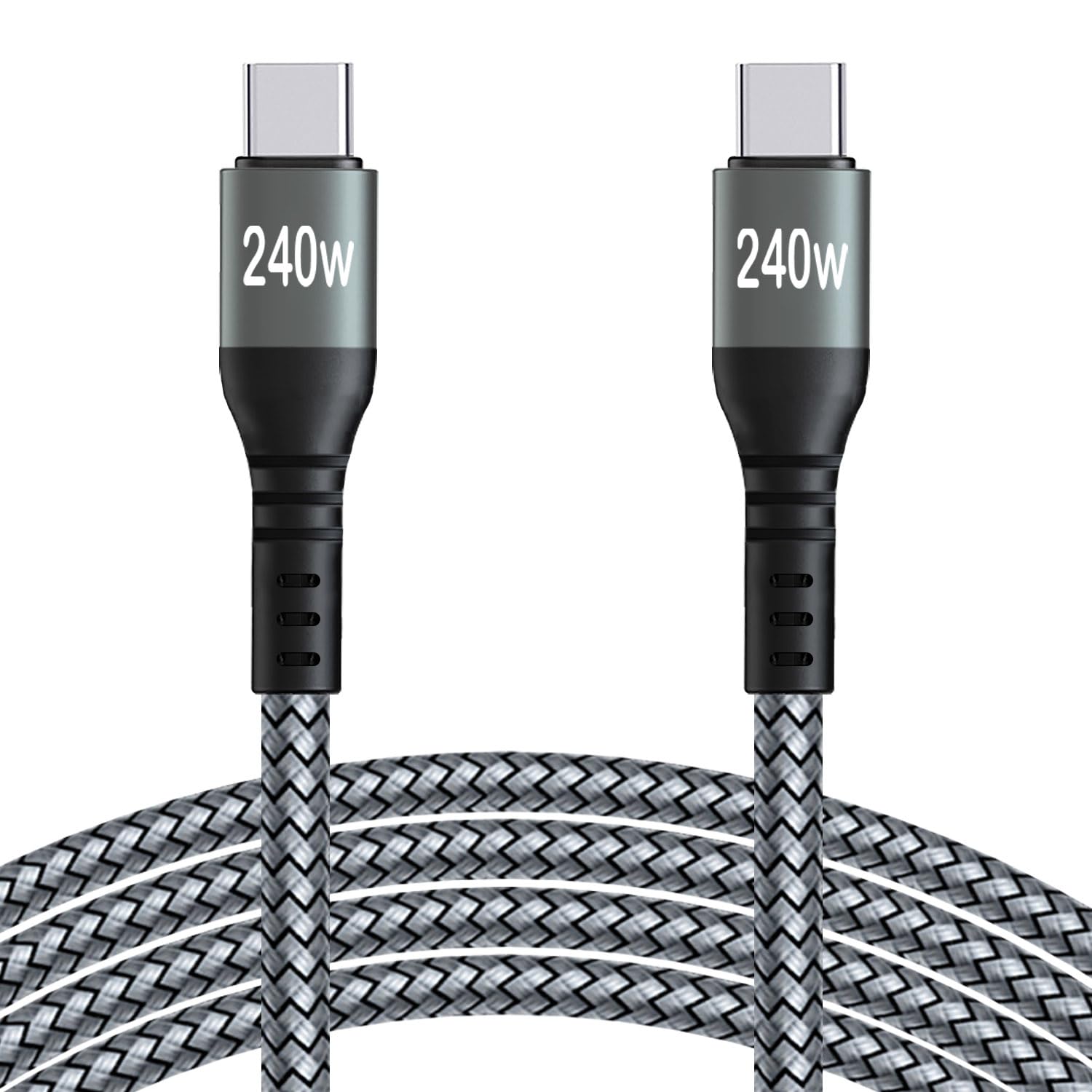 Super Fast 10FT USB-C Charging Cable for iPhone, iPad, MacBook - Grey