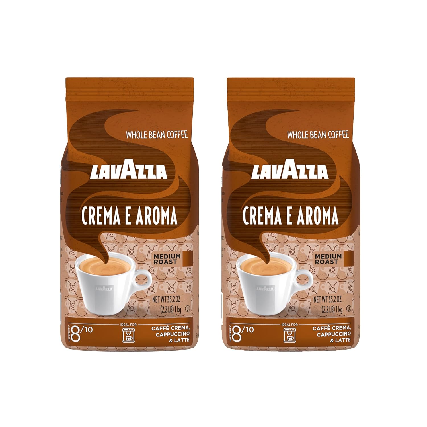 Lavazza Crema e Aroma Whole Bean Coffee for Espresso Lovers