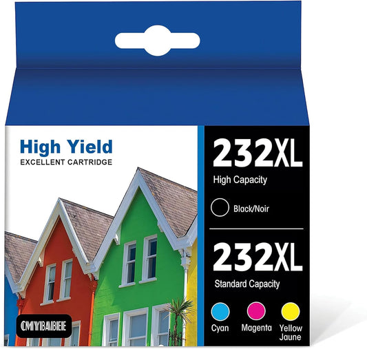 Vibrant Colors: Epson 232XL Ink Cartridge Combo Pack by CMYBabee