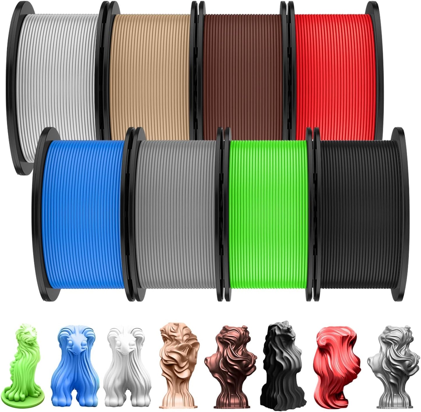 Pangda 3D Printer Filament Bundle for Vibrant Holiday Crafts