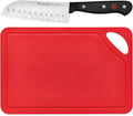 WUSTHOF Gourmet 5in Santoku & 10in Red Cutting Mat Set - Precise Prep