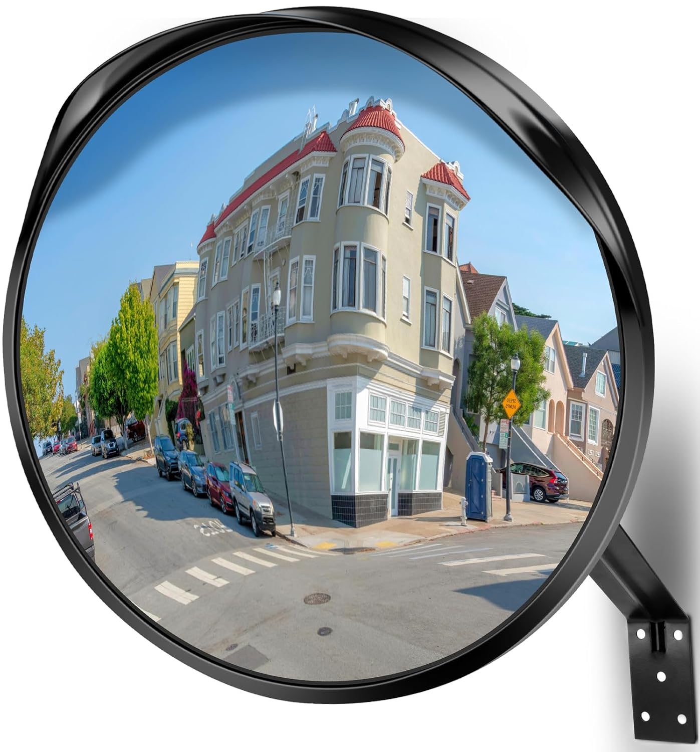 16 Inch Convex Driveway Mirror for Enhanced Safety and Visibility