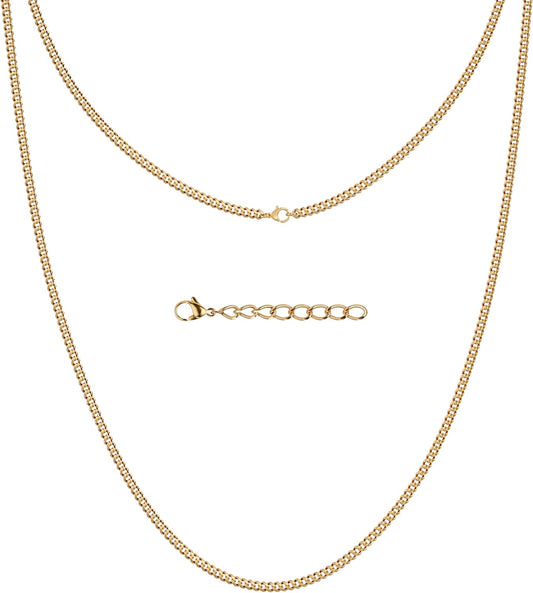 Silvadore Gold/Silver Chain for Men - Durable Stainless Steel